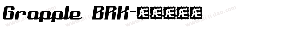 Grapple BRK字体转换